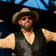Hank Williams Jr. raises the roof while stumping with former Alaska Governor Sarah Palin during the 2008 presidential race.
